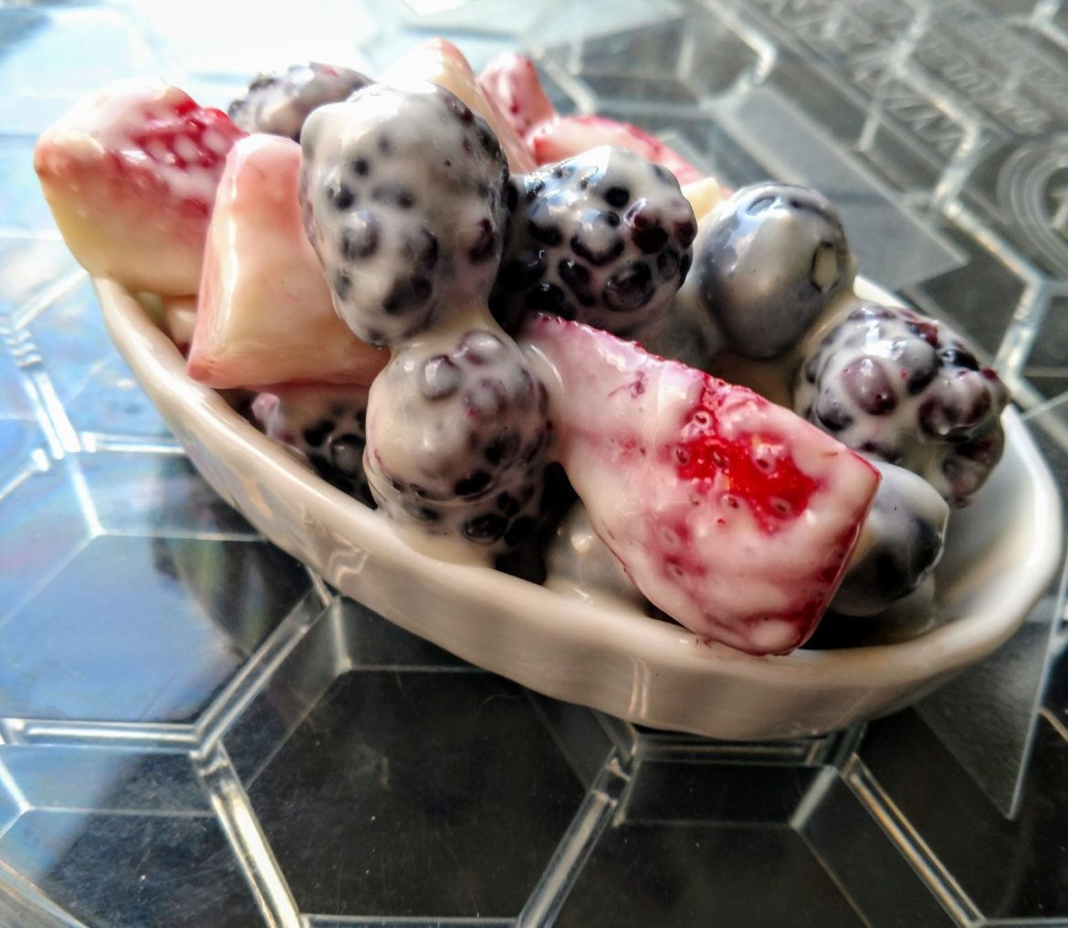 Triple Berry Cheesecake Fruit Salad