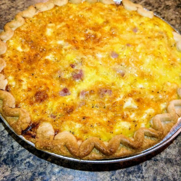 Easy Ham and Cheese Quiche