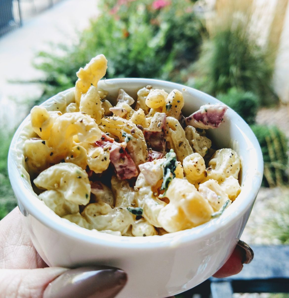 Light Fresh Summer Mac Salad