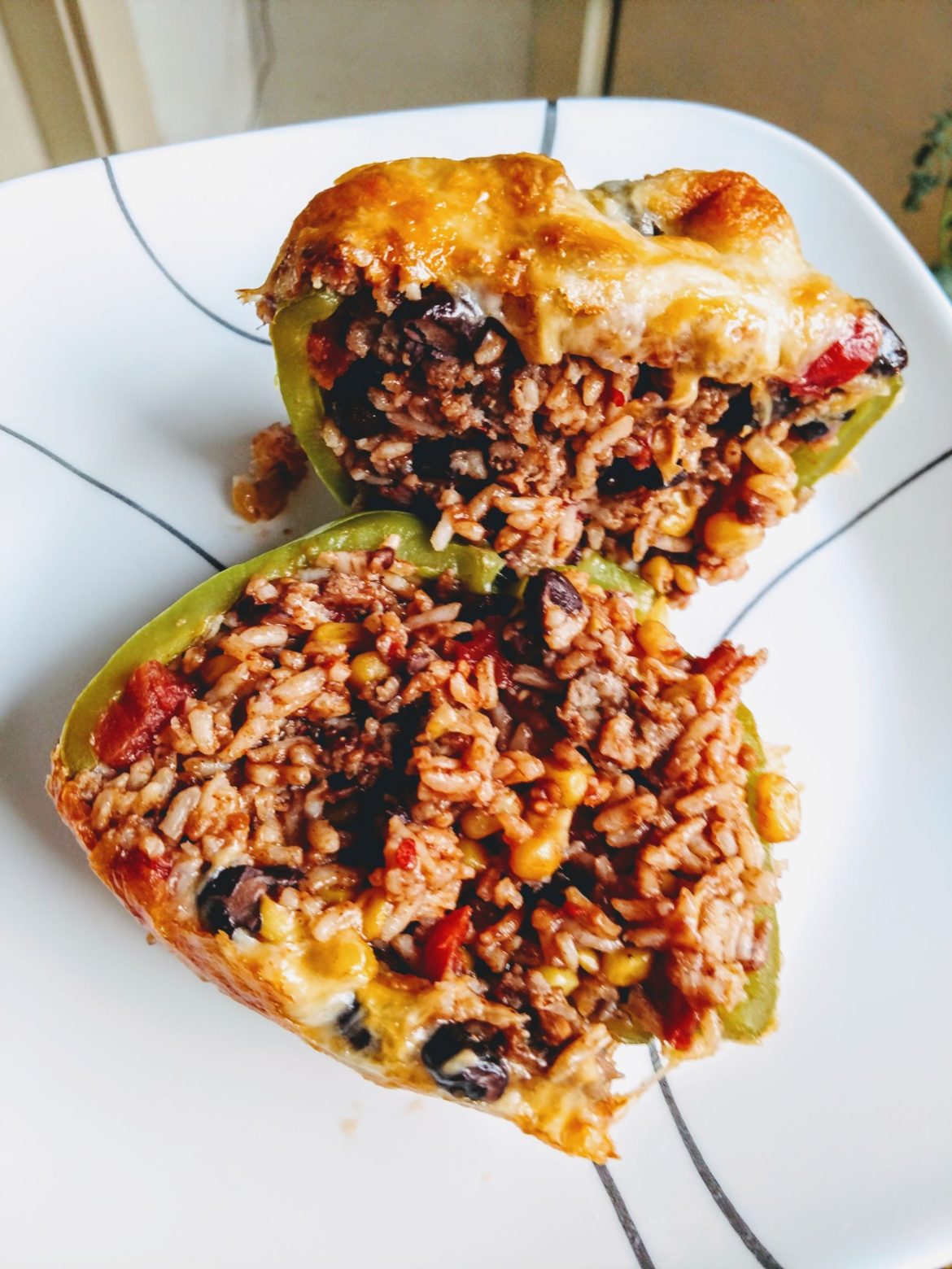 Classic Sausage stuffed Peppers