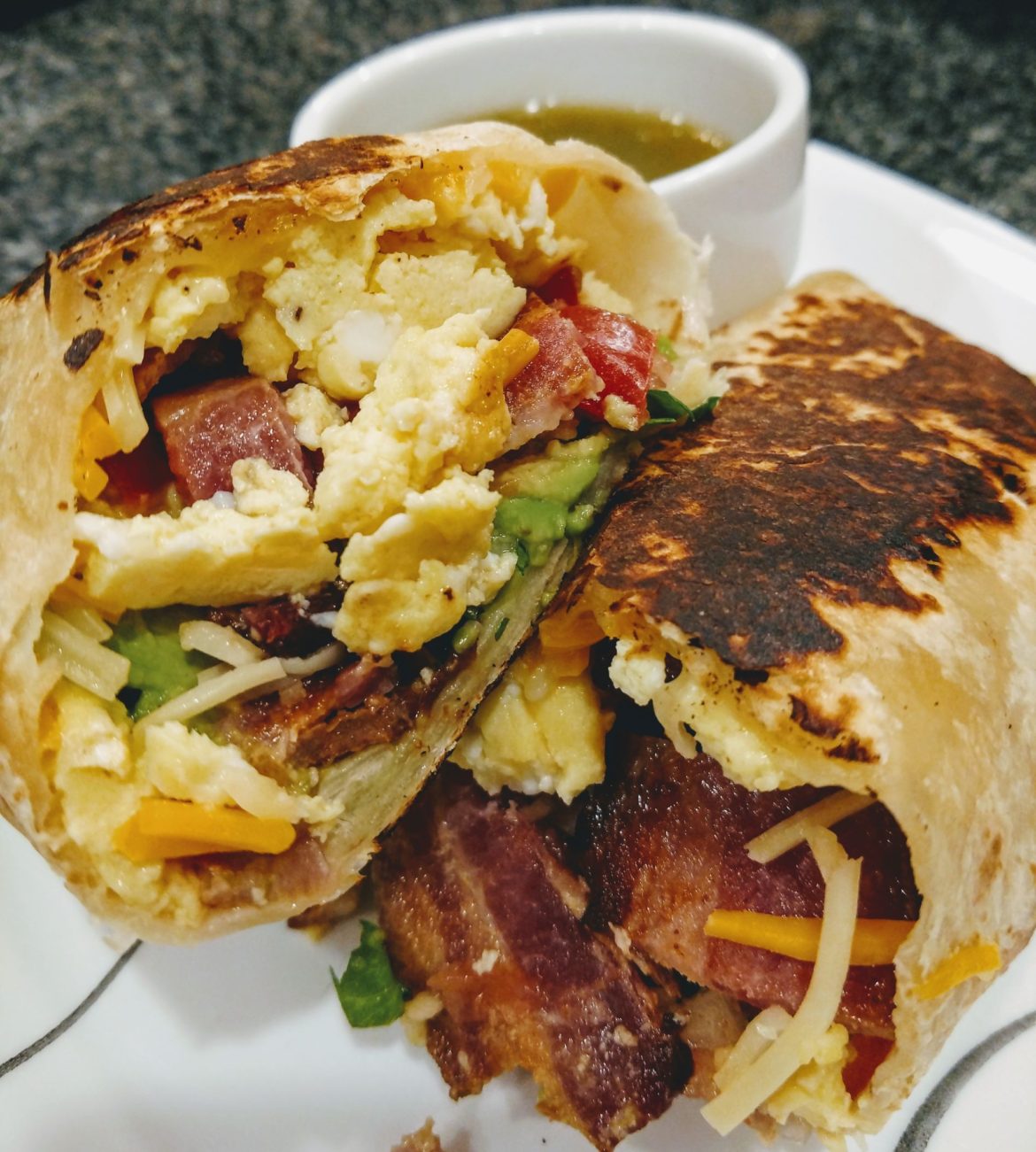 California Breakfast burrito