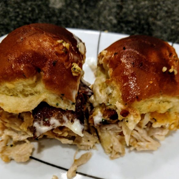 Chicken Bacon Ranch Sliders