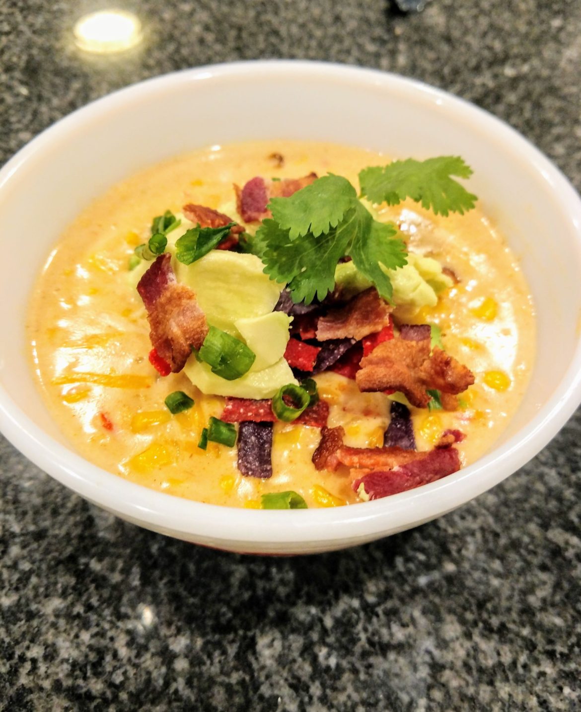 Southwest Roasted Corn Chowder