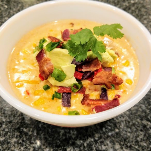 Southwest Roasted Corn Chowder