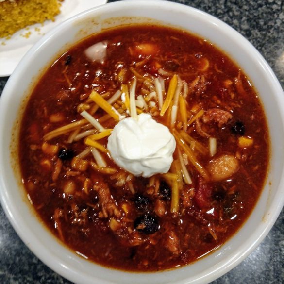 Slow Cooker Sweet Pork Chili