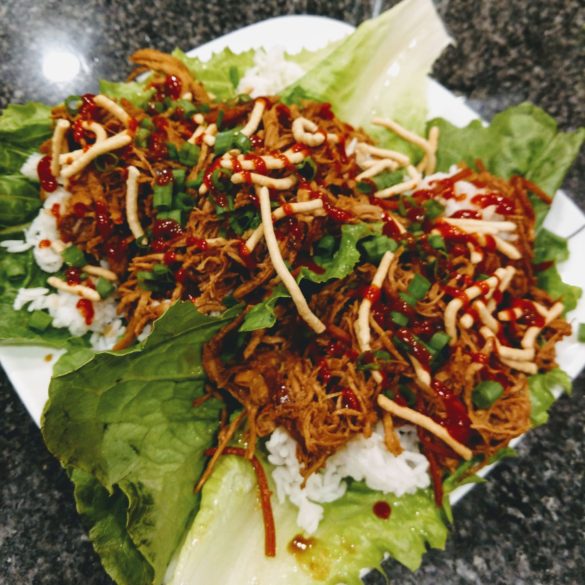 Instant Pot Asian Chicken Lettuce Wraps