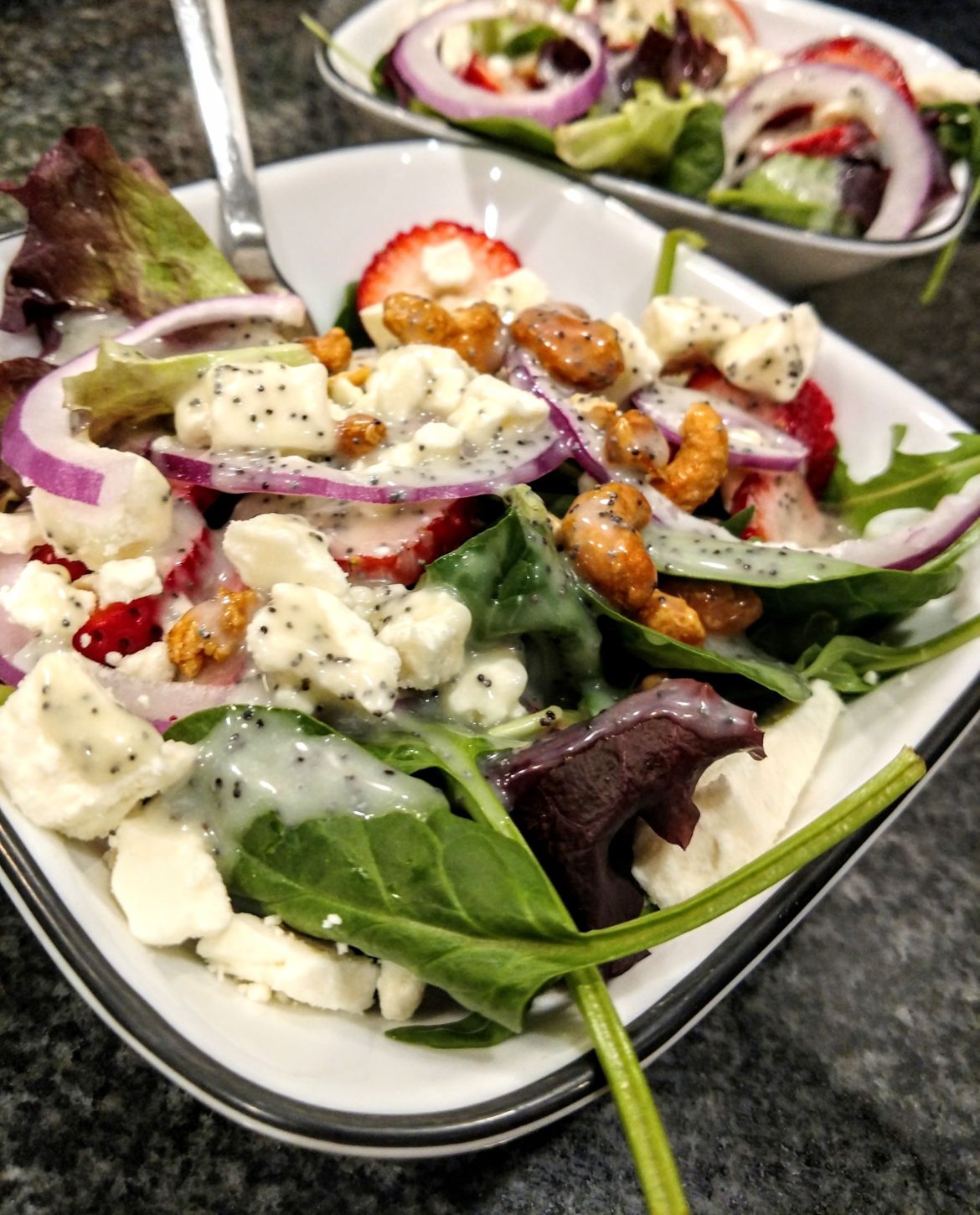Berry Crunch Salad with Poppy Seed Dressing