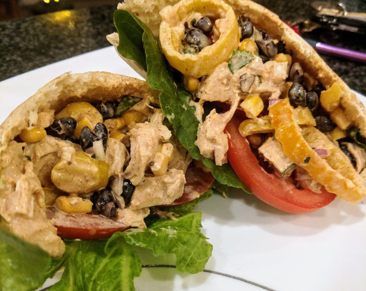 Santa Fe Chicken Salad Pita Pocket