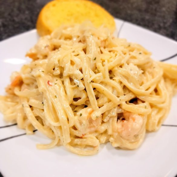 Creamy Shrimp and Linguine