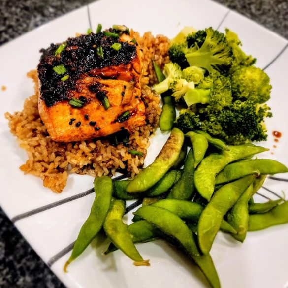 Spicy Sesame Salmon