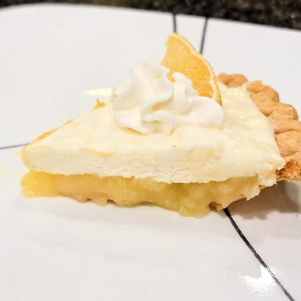 Lemon Double Cream Pie